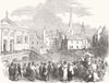 IRELAND. Great tenant-right meeting at Kilkenny 1850 old antique print picture