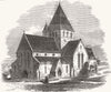 CHANNEL ISLES. New Church of St Ann, Alderney 1850 old antique print picture