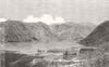 SCOTLAND. Loch Muick 1850 old antique vintage print picture