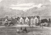 IRELAND. Muckross House, seat of Colonel Herbert 1861 old antique print