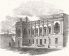 LONDON. Burlington-House, South front 1855 old antique vintage print picture