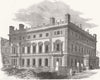 LONDON. Bridgewater House-Architect, Charles Barry,  1850 old antique print