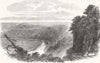 WALES. The Wyndcliff 1851 old antique vintage print picture