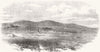 SHROPSHIRE. Shelve Hill & circle of Hoar stones 1856 old antique print picture