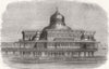 EGYPT. Baths, being built for Viceroy of Egypt 1858 old antique print picture