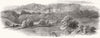 STAFFS. Marquis of Anglesey's Beaudesert, Lichfield 1854 old antique print