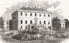 SCOTLAND. Haddo House, seat of Earl of Aberdeen 1857 old antique print picture