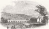 The Inch of Perth, Scotland 1845 old antique vintage print picture