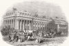LONDON. Offices of the Board of Trade, Whitehall 1845 old antique print