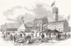 LONDON. Lambeth Water works, Seething Wells, Ditton 1852 old antique print