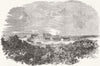 HANTS. Visit of Her Majesty to camp, Aldershot 1856 old antique print picture