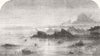 CHANNEL ISLES. Amelia wreck, Hermitage Rocks, Jersey 1856 old antique print