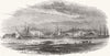 KENT. Chatham Dockyard 1846 old antique vintage print picture