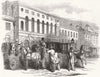 LONDON. Office of accountant-general, Chancery Lane 1846 old antique print
