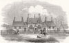 BERKS. Her Majesty's Schools, Windsor Great Park 1846 old antique print