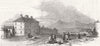 IRELAND. village of Dundrum-Mourn Mountains 1846 old antique print picture