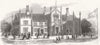 HERTS. Booksellers provident retreat, Abbots Langley 1846 old antique print