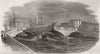 IRELAND. Patrick's bridge, Cork, damaged 1853 old antique print picture