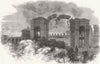 LONDON. Blowing up arch, Great Exhibition building 1864 old antique print