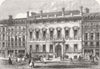 LONDON. Garrick Club, King-Street, Covent-Garden 1864 old antique print