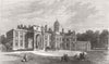 KENT. Eastwell Park, new House of Duke of Edinburgh 1874 old antique print