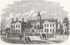 SURREY. Orphanage at Beddington, near Croydon 1866 old antique print picture