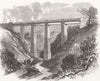 SCOTLAND. Daff Viaduct, Greenock & Wemyss Railway 1866 old antique print