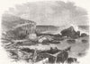 IRELAND. Shipwreck in Ballymacotter Bay 1865 old antique vintage print picture