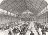 NORTHUMBS. Feast, Alnwick Castle for Lord Warkworth 1867 old antique print