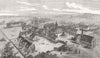 LONDON. The London Orphan Asylum, Watford 1871 old antique print picture