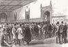 IRELAND. awaiting Committee decision, Commons 1867 old antique print picture