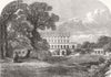 BUCKS. Cliveden 1866 old antique vintage print picture