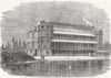 LONDON. The Oval. St Thomass Hospital, Surrey Gdns 1862 old antique print