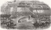IRELAND. Upsetting trial of new lifeboat at Cobh 1866 old antique print