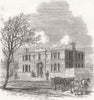 LONDON. Agricultural Hall offices, Islington 1862 old antique print picture