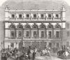 HANTS. Hartley Inst, Southampton, Lord Palmerston 1862 old antique print