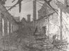 LANCS. Liverpool Workhouse, Brownlow Hill, burnt down 1862 old antique print