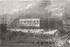 LONDON. Abbey Mills pumping station, West Ham 1867 old antique print picture