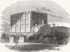 NORFOLK. Norwich Castle 1847 old antique vintage print picture
