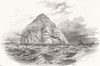 SCOTLAND. Ailsa Craig 1847 old antique vintage print picture