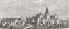 The new infirmary at Wigan, Lancashire 1873 old antique vintage print picture
