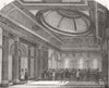 SCOTLAND. The Telling-Room-National Bank, Glasgow 1849 old antique print