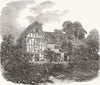 BUCKS. Georges Farm ex Ship, Grendon Underwood 1847 old antique print picture