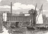 LONDON. Aqueduct at Abbey Mills, Stratford 1864 old antique print picture