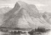 SCOTLAND. Ben Nevis 1873 old antique vintage print picture