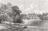 BERKS. Titness Park, Sunningdale, Berks, Ascot week 1866 old antique print