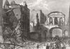 LONDON. Forlorn condition of Temple-Bar 1868 old antique vintage print picture
