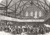 LONDON. The people's market, Whitechapel 1868 old antique print picture