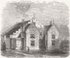 NORFOLK. Volunteer Drill-Hall, Great Yarmouth 1868 old antique print picture