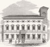 SCOTLAND. Edinburgh Corn Exchange 1849 old antique vintage print picture
